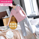 Modal pajamas with chest pad for women for summer cotton short-sleeved cropped pants for outerwear for cotton summer women's home clothes with chest pad: 679 Barbie Bear M women