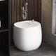 Rizhao Mute mop pool household balcony bathroom mop basin ceramic mop pool outdoor mop basin bathroom mop pool M1049[49*38*40cm] single-pot goods on door
