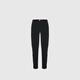 Biemlfdlkk [Hydrinks and quick-drying] Spring and summer men's elastic trousers, clean color straight trousers, commuting daily versatile casual pants 07 black L