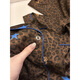 另约网红爆款Hello Kitty豹纹冰丝睡衣女春秋款美拉德长袖家居服套装 25041 豹纹KT M