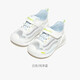 Ginoble 25 Summer Baby Baby Chaussures pour les enfants 8-18 mois, garçon et fille en mailles GB2436 White