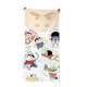 Fitness towel pad to isolate dirt, Crayon Shin-chan sports sweat room equipment, iron cloth, Pilates absorbent, water-absorbent and sweat-absorbing main image, Crayon Shin-chan 140x70 1 item