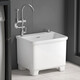Jomoo Balcony Pool Pool Céramique avec trou de robinet Héleur Haut Foot Household Bathroom Mop Pool Floor Basin Basin