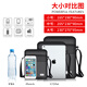 Septwolves shoulder bag men's bag crossbody bag men's canvas small backpack new fashionable casual men's bag mini small [can hold 6.5-inch mobile phone]