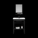 JPHZNB Floor-Sanding Forme Bathroom Wash Basin Small Apartment Bracket Mand Basin lavabo Basin Basin Armoire de salle de bain 4837E BASIN + DRAIT DE STAND