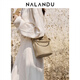 Nalandu Bag Women's 2025 Nouveau sac de seau Bodet Women's Fire Commuter beau Single épaule Crossbody Bag Sac pour femmes Elephant Gray_ [Cowhide] [+ Wife + Besttie + Women