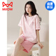 
Cat Man (MiiOW) [Chinese Valentine's Gift] 2025 new pajamas for women in summer pure cotton shorts and shorts are all cotton sweet and can be worn outside home Z9855 M [recommended to be 80-100 Jin [Jin equals 0.5 kg] wear]