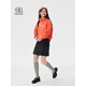 KOLON SPORT可隆夹克外套女防晒UPF50+防泼水耐磨短款连帽外套官方正品 浅卡其LK XS 155_80A
