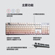 Logitech K845 mechanical keyboard game e-sports wired keyboard computer office keyboard personalized custom keycap version give gifts for boys girlfriend K845 Risan Sakura Gradient Edition Tea Roll
