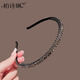 Bai Shilin's high-end rhinestone hairpin hairband for women 2025 new bangs forehead hair pressure hairband broken hair versatile hairband super shiny hairband