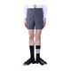 Tom Browne Herren dunkelgrau Low-twaist Mini Shorts Verstellbares Gurt Mode Casual Hosen Grau One Size 3