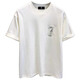 Jeep Spirit Echt Jeep High-End-Kurzärärmel-Männer personalisierte Tinten-Embroidered-T-Shirt für Männer 2025 Sommer Lose American Top Men 6630 White T-Shirt M Größe 90-120jin [Jin entspricht 0,5 kg]