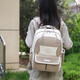Neue Schulbag, Mama -Tasche, modische und vielseitige Baby -Wanderhandtasche, große Kapazitäts -Reiseback, süßer Rucksack, Pink