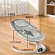 Xiyoumi rocking chair baby electric coaxing artifact baby coaxing baby sleeping cradle bed newborn gift box supplies full moon gift powder [mosquito net + APP + Bluetooth + doll + headrest]
