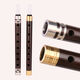 Jiao Yun Miru Pipe Musical Instrument Ebony Pipe Verschiedene Tränengasgang Melodien für Anfänger für Erwachsene Komplette Tränengasgang Musik mit Messing -Hoop C -Tune + Geschenktüte eingelegt