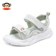 Big Mund Monkey (Paul Frank) Kinderschuhe Mädchen Sports Sandalen 2025 Sommermädchen Offene Strandschuhe im Hintergrund der Kinderschuhe Reis/ Avocado 12041 26 Innere Länge 16,3/ geeignet für Fußlänge 15,8