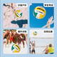 Volleyball Middle School High School Aufnahmeuntersuchung Weiche Haut Volleyball College -Schüler Spezial Airball Beach Wettbewerb Girls Weichhaut Nr. 5 Nr. 5 9925 Patched Hygroscopic PU Leder Gelbblau Weiß