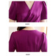 
XAE luxury high-end brand short-sleeved dress for women 2025 summer new V-neck temperament solid color versatile slim skirt beige L [Suggested 105-115Jin [Jin equals 0.5 kg]]