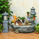 Chenxiang Rockery Fischteich Wasserfall Wasserverzierung Fengshui -Raddekoration Innenkreislauf Wasserbrunnen Wasseransicht Terrasse Gartenlandschaft 6167a965590 cm