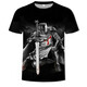
Han Feinu World of Warcraft Clothes Summer Quick-drying Breathable Lich King Digital Print Men's Round Neck Short 5X SLX691 XXS