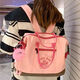 Rucksack Multifunktionaler Pendler-Pendelbeutel Handtasche Reisetasche große Kapazität Student Rucksack One-Shoulder Crossbody Reisetasche Pink Belt Anhänger (mit Schultern + Crossbody + Hand)
