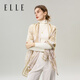 
ELLE scarf for women in autumn and winter new printed shawl for mothers and elders holiday gifts warm and fashionable modal khaki