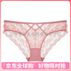 AREA light luxury underwear women's French sexy tempting romantic lace summer thin breathable comfortable low waist briefs 9216NK-dark green*3 3 strips S (suitable for weight 80-90 Jin [Jin equals 0.5 kg])