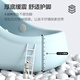 Park Xi summer hole shoes boys and girls sandals medium and large children outdoor anti-slip soft sole two-wear sandals children's style water-cleaning blue + panda shoes buckle 30 [200mm]