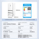 Midea M60 series 520 liter small French style multi-door four-door refrigerator ultra-thin flat screen embedded dual system dual cycle household frost-free large capacity sterilization and deodorization government subsidy BCD-520WUFPZM (E) Seashell White