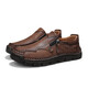 S.SOFEA2025 Nuevos zapatos para hombres Summer Summer Martin Boots Estilo británico Botas de trabajo de tubo corto Boots Beef Tendon Sole 9926 Hombres de hombres Khaki Yongdunshi 39