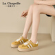 
La Chapelle women's shoes summer versatile lightweight training shoes classic soft sole shoes for women 66-02 yellow-mesh 38