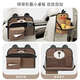 Erdong car storage hanging bag car backrest multi-functional storage bag rear table board rear seat storage rack paper 14-Cute Bear newly upgraded folding table board + garbage bag + tissue box