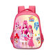Weimiao Mengke Escuela Bolsa de dibujos animados Protección de la columna vertebral Kinderying Escuela Primaria Princesa Princesa Carga Reducción de la mochila Roja Gran tamaño (Grados 1-4) Weimiao Mengketu A01