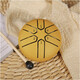 Instrument à percussion à tambour à 6 pouces à 6 pouces Instrument de percussion en acier Tambour de tambour de poche portable pour enfants Pocket Drum et tambour en gros de 3 pouces violet (tambour marteau + score de musique)