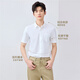 Giordano Anti-Wrinkle Protective Men Men Pure Cotton Business Formal Wear Одиночный карманный рубашка с короткими рукавами Men 01045459