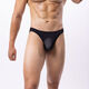 Ropa interior para hombres Sports tanga separada Transparente sexy de la cintura baja y transpirable