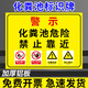 Bai Caiyun septic tank sign sign biogas tank warning sign pig farm safety warning sign pig farm prompt sign farm pollution septic tank danger-abs 20x30cm