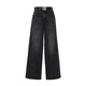 
Ainos Essi [same style in the mall] 2025 autumn new product versatile cotton loose retro jeans and pants for women 40713245 black gray M