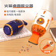 Yushuai Electric Desktop Cleaner pour nettoyer le clavier de pellicules en caoutchouc pour enfants Small and Prabted Rocket Desktop Nettaiteur Machine de nettoyage 628 Aspirateur à fusée - Emballage en anglais [version de batterie blanche]