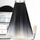 Color de falda negro Color Mesh Pleated Falda Spring y Summer Nuevo Slim A-Line Slim Skirt Longitud Media Longitud 1365 Black L Recomendado [115-125Jin [Jin equivale a 0.5 kg]]]