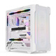 影驰风刃游戏办公台式电脑机箱白色（ATX/TYPE-C/快拆/兼容背插主板/显卡竖装/一体式跳线/零件盒）