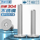 Tianzhuo Hardware 304 stainless steel CM ultra-thin head large flat head hexagon socket screw C head extremely low flat head M2M3M4M5M6M8 M6*12 (head diameter 12)-20 pcs