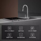 Fotile sink dishwasher CT03A/CT03BL integrated embedded fully automatic dishwasher household sterilization and drying high-energy bubble washing seafood fruits and vegetables official flagship store CT03BL left side dishwasher