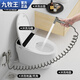 
Jiumuwang [3892 people collect] 304 stainless steel pressurized spray gun faucet flush gun bathroom toilet companion toilet [gun grey] stainless steel spray gun rotary flush cover full copper thickened model