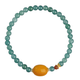 Potala Palace's unique jadeite beeswax approximately 7g jade bracelet 18K gold flower agate bracelet for women as a birthday gift for girlfriend