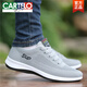 CARTELO old Beijing cloth shoes men's spring soft sole mesh shoes men's Korean version breathable mesh sports casual shoes lightweight and anti-odor shoes AM-6167 gray 39