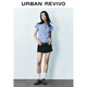 UR2025 Summer New Women's Fashion Contrast Color Plaid Waist Tie-Up Cardigan Shirt UYY250043