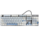 Logitech K845 Mechanische Tastatur Backstreuit Kabeltastaturspiel E-Sporttastatur Tee Green und Rotachse Keyboard DIY Keycap Office-Tastatur und Maus-Set in voller Größe 104 Tastatur K845-Ice Cream Bärenschlüsselkap Teespindle
