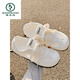 Specht Sommer atmungsaktiv und instabile Frauenschuhe Mesh Schuhe mit Rock weiße Schuhe Vielseitige Ballerina Trainingschuhe flache Schuhe 3527 Beige 36