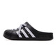 ADIDAS Adidas men's shoes 2025 summer new comfortable and versatile women's shoes outdoor beach sandals casual and light slippers JH9848 black/white fake one compensation ten 42